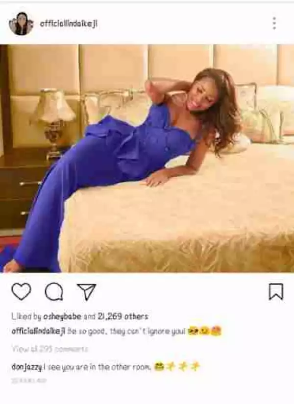 Don Jazzy Wants To See Linda Ikeji " In The Other Room " (Photo)